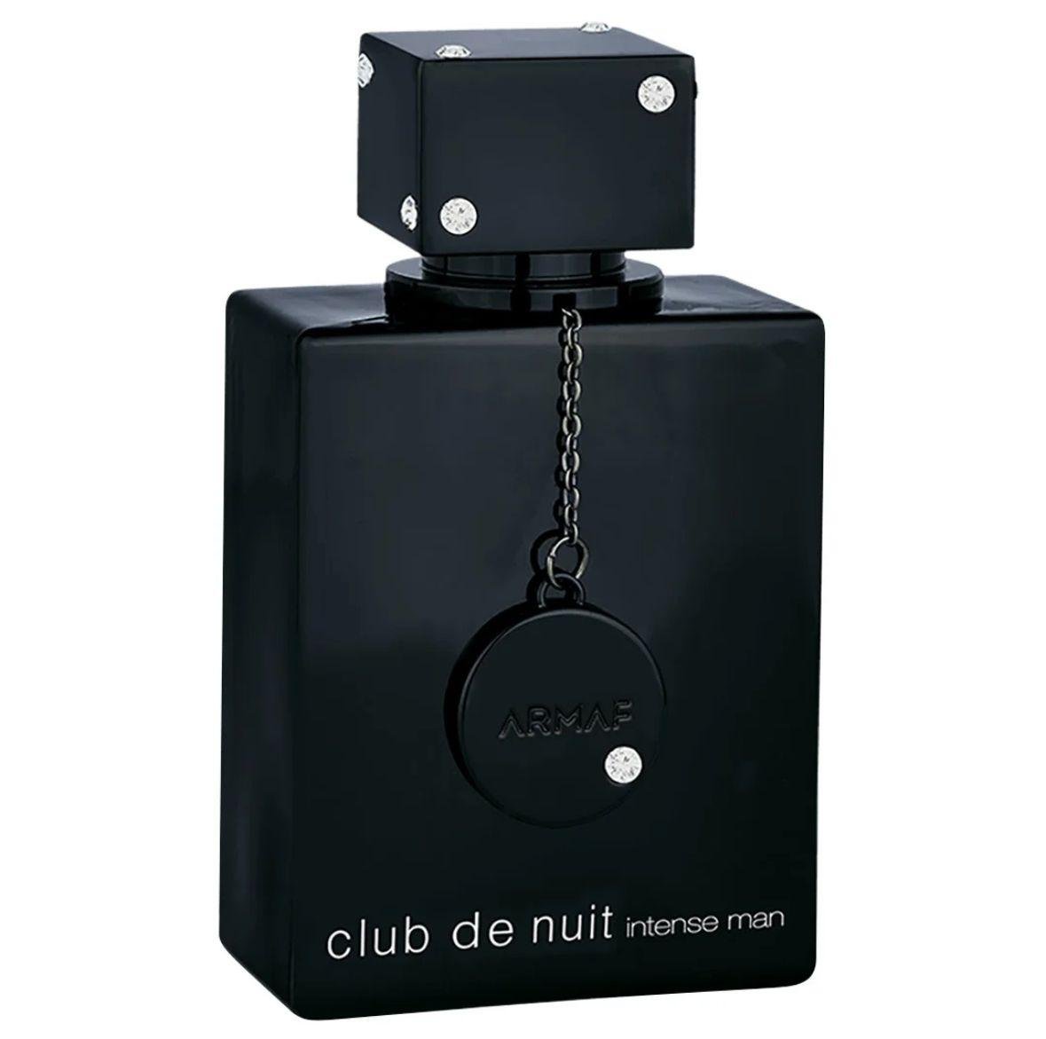 Frasco e caixa do perfume Club de Nuit Intense
