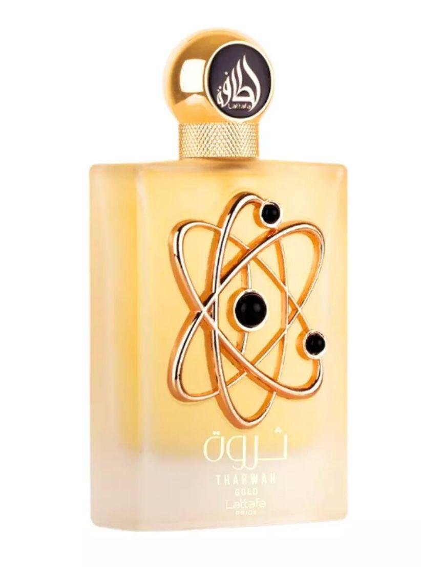 Frasco e caixa do perfume Tharwah
